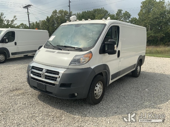 (Fort Wayne, IN) 2016 RAM Promaster 1500 Low Roof Tradesman 136-in. WB Cargo Van Runs & Moves) (Dash