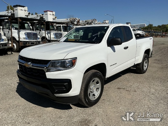 (Plymouth Meeting, PA) 2021 Chevrolet Colorado 4x4 Extended-Cab Pickup Truck Runs & Moves