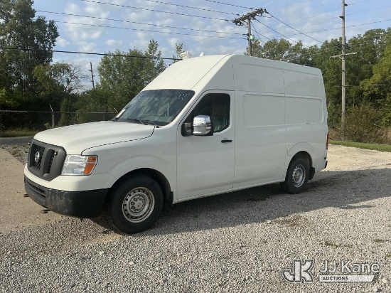 (Fort Wayne, IN) 2014 Nissan NV Cargo Cargo Van Runs & Moves) (Dash Warning Indicators On) (Seller S