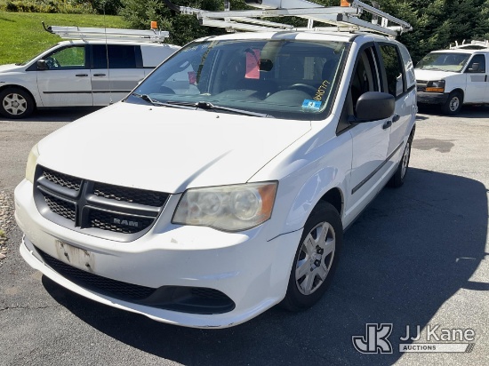 (Branchville, NJ) 2013 Ram C/V Mini Cargo Van Runs & Moves) (Dash Warning Indicators On)(Removal is
