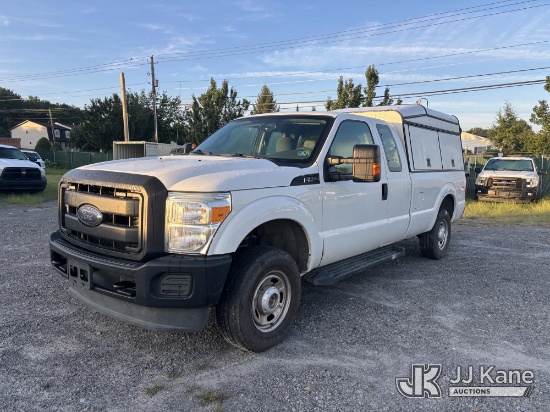 (Plains, PA) 2014 Ford F250 4x4 Extended-Cab Pickup Truck Runs & Moves) (Dash Warning Indicator On