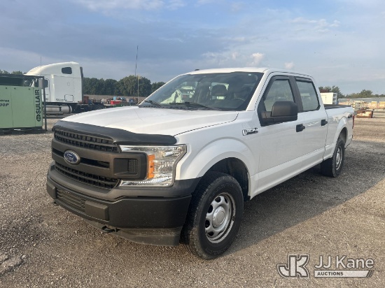 (Temperance, MI) 2019 Ford F-150 Crew-Cab Pickup Truck Runs & Moves) (Dash Warning Indicators On