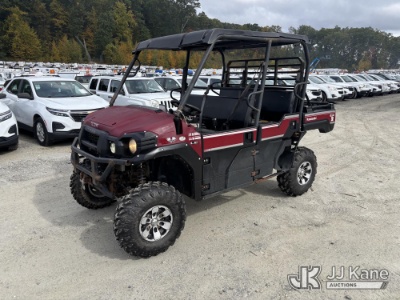 (Shrewsbury, MA) 2015 Kawasaki Mule Pro-FXT 4x4 Crew Cab UTV, Side by Side Non-Titled) (Runs & Moves