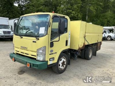 (Shrewsbury, MA) 2011 Isuzu NQR Spray Truck Runs & Moves) (Dash Warning Indicators On