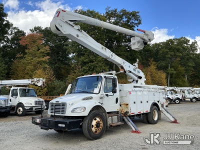 (Shrewsbury, MA) Altec AN55E-OC, Material Handling Bucket Truck rear mounted on 2016 Freightliner M2
