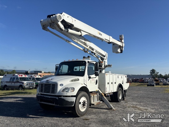 (Plains, PA) Altec TA60, Articulating & Telescopic Material Handling Bucket Truck rear mounted on 20