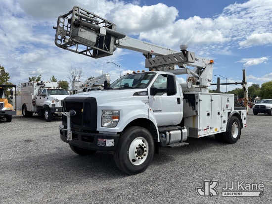 (Plymouth Meeting, PA) Altec T40P, Telescopic Non-Insulated Cable Placing Bucket Truck rear mounted