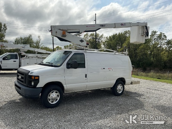 (Fort Wayne, IN) Versalift VANTEL29IH, Telescopic Bucket Truck mounted on 2014 Ford Econoline E-350