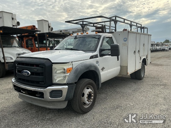 (Plymouth Meeting, PA) 2011 Ford F550 Service Truck Runs & Moves) (Corrosion) (Seller States; AGE AN