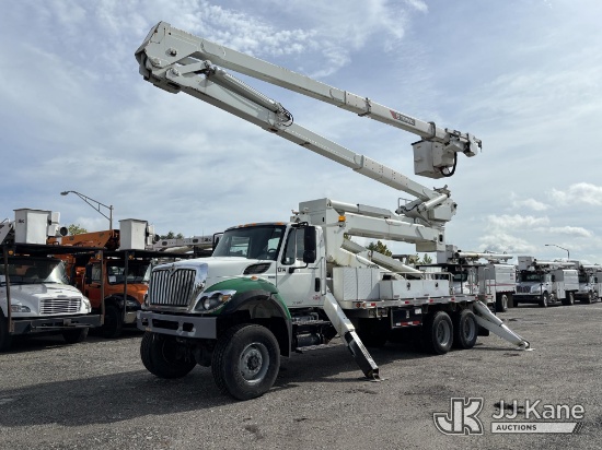 (Plymouth Meeting, PA) Terex RMX-75/100, Double-Elevator Bucket Truck rear mounted on 2013 Internati
