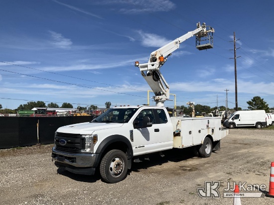 (Charlotte, MI) Altec AT235, Articulating & Telescopic Non-Insulated Cable Placing Bucket Truck moun
