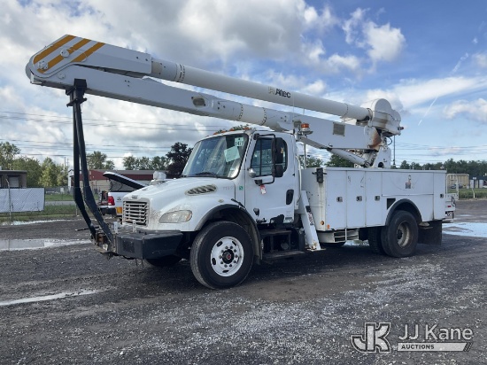 (Rome, NY) Altec AA755, Material Handling Bucket Truck rear mounted on 2012 Freightliner M2 106 Util