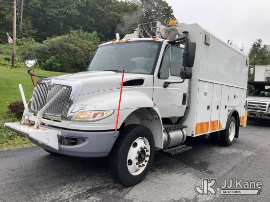 (Branchville, NJ) 2015 International 4300 Air Compressor/Enclosed Utility Truck Runs & Moves) (Dash