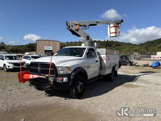 (Smock, PA) Versalift TEL29N-03, Non-Insulated Bucket Truck mounted behind cab on 2014 RAM 4500 Regu