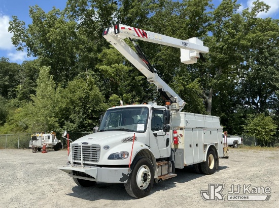 (Shrewsbury, MA) Versalift V043I-01, Over-Center Bucket Truck center mounted on 2019 Freightliner M2