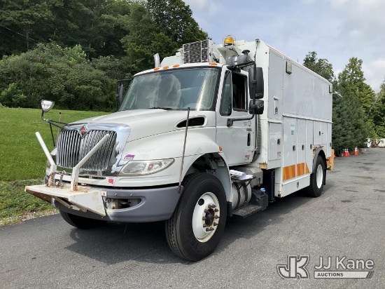 (Branchville, NJ) 2016 International 4400 Air Compressor/Enclosed Utility Truck Runs & Moves) (Remov