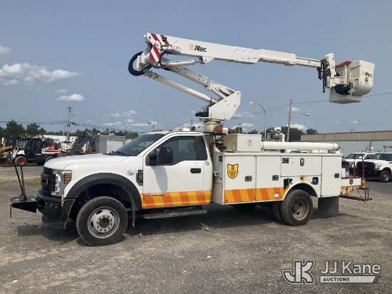 (Rome, NY) Altec AT37G, Articulating & Telescopic Bucket Truck mounted behind cab on 2019 Ford F550