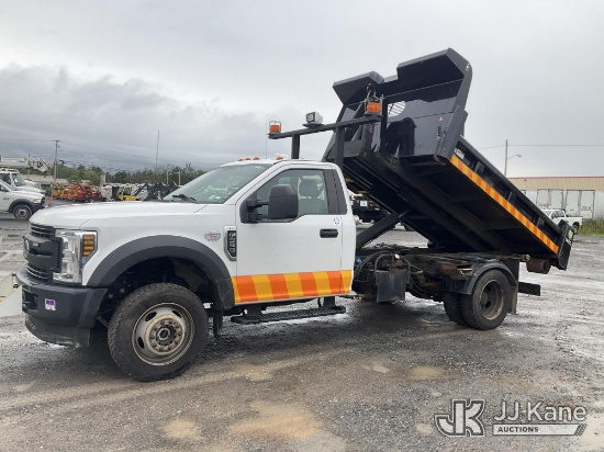 (Rome, NY) 2018 Ford F-550 Dump Truck Runs, Moves & Dump Operates