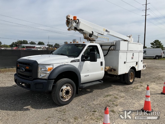(Charlotte, MI) Altec AT200-A, Telescopic Non-Insulated Bucket Truck mounted behind cab on 2015 Ford