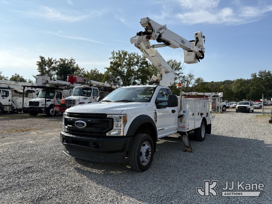 (Smock, PA) Altec AT41M, Articulating & Telescopic Bucket Truck mounted behind cab on 2021 Ford F550