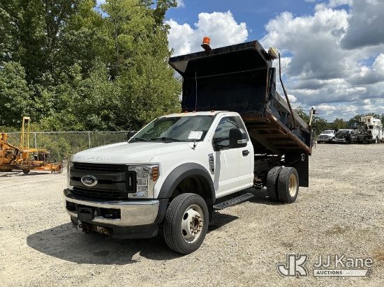 (Shrewsbury, MA) 2018 Ford F-550 Dump Truck Runs, Moves & Dump Operates