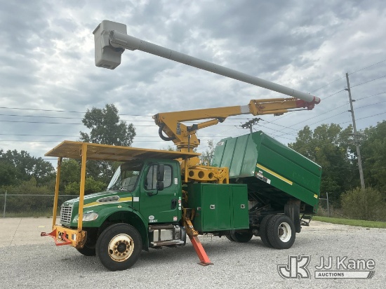 (Fort Wayne, IN) Altec LR7-60E70, Over-Center Elevator Bucket mounted behind cab on 2019 Freightline