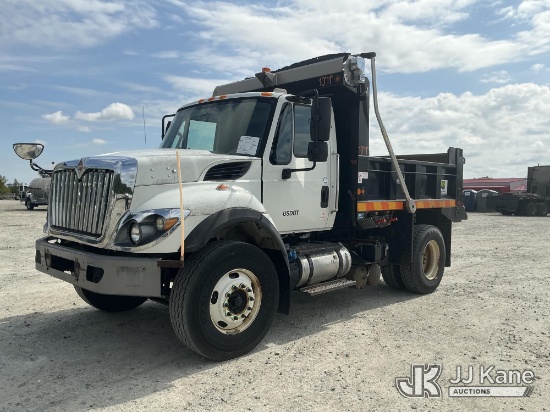 (Shrewsbury, MA) 2016 International 7400 4x2 Dump Truck Runs & Moves, Dump Conditions Unknown) (PTO