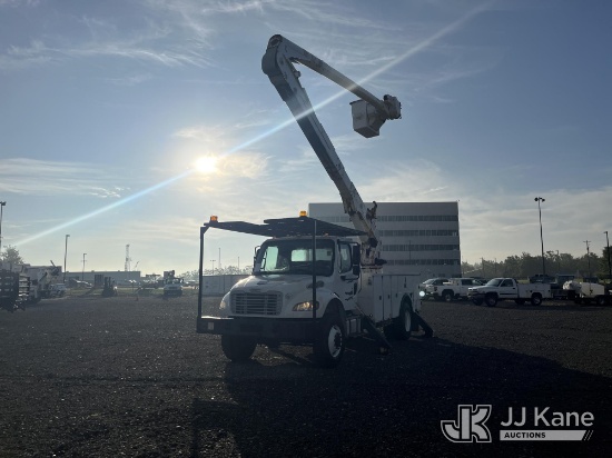 (Louisville, OH) Altec AA55, Material Handling Bucket Truck rear mounted on 2013 Freightliner M2 106