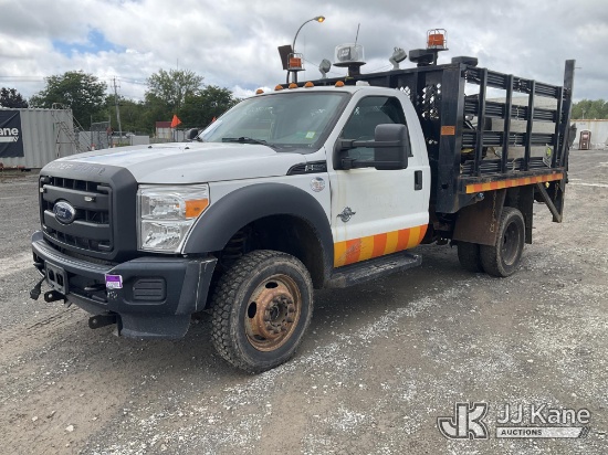 (Rome, NY) 2016 Ford F550 Stake Truck Runs & Moves