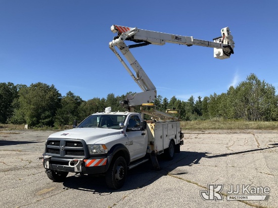 (Wells, ME) Altec AT41M, Articulating & Telescopic Bucket Truck mounted behind cab on 2018 RAM 5500
