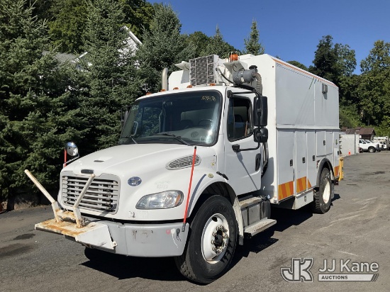 (Branchville, NJ) 2017 Freightliner M2 106 Air Compressor/Enclosed Utility Truck Runs & Moves) (Remo