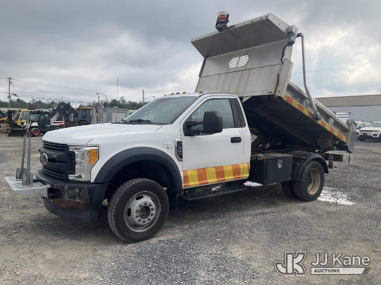 (Rome, NY) 2017 Ford F550 Dump Truck Runs, Moves & Dump Operates
