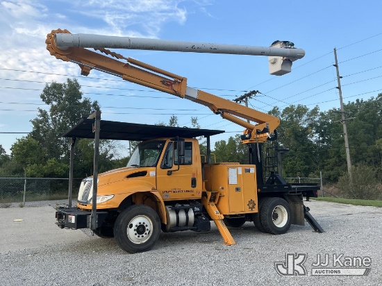 (Fort Wayne, IN) Altec LR7-58RM, Over-Center Bucket Truck rear mounted on 2018 International 4300 Fl