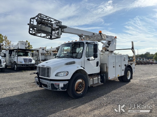 (Plymouth Meeting, PA) Altec T40P, Non-Insulated Cable Placing Bucket Truck rear mounted on 2018 Fre