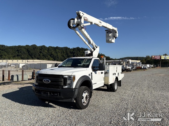 (Smock, PA) Altec AT40G, Articulating & Telescopic Bucket Truck mounted behind cab on 2019 Ford F550