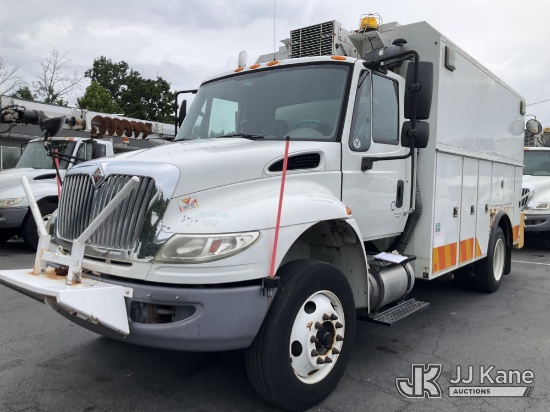 (Branchville, NJ) 2015 International 4300 Air Compressor/Enclosed Utility Truck Runs & Moves) (Dash
