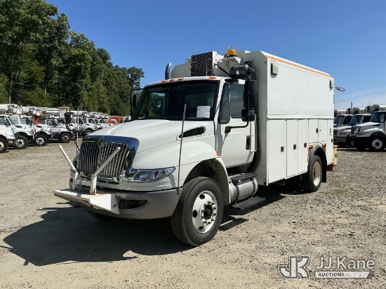 (Shrewsbury, MA) 2015 International 4300 Enclosed Utility Truck Runs & Moves, Compressor Makes Air)(