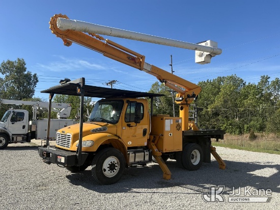 (Fort Wayne, IN) Altec LR758, Over-Center Bucket Truck rear mounted on 2017 Freightliner M2 106 Flat
