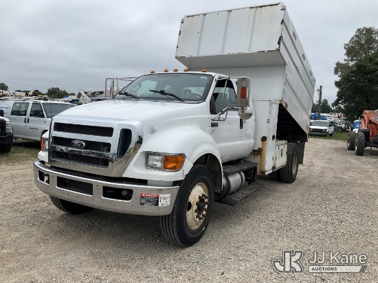 (Charlotte, MI) 2015 Ford F-750 SuperCab DRW Runs, Moves & Dump Operates) (Engine Performance Concer