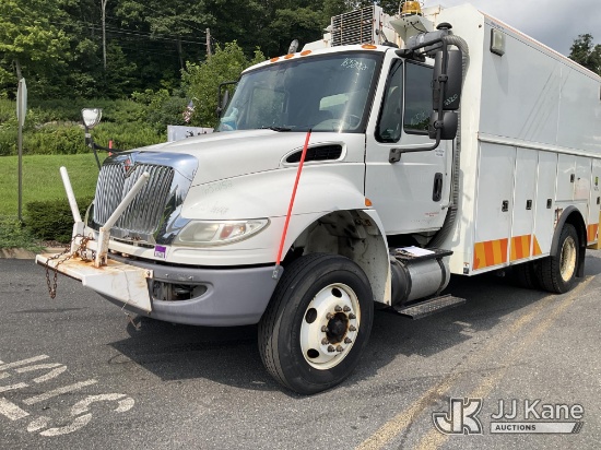 (Branchville, NJ) 2015 International 4300 Air Compressor/Enclosed Utility Truck Runs & Moves) (Remov