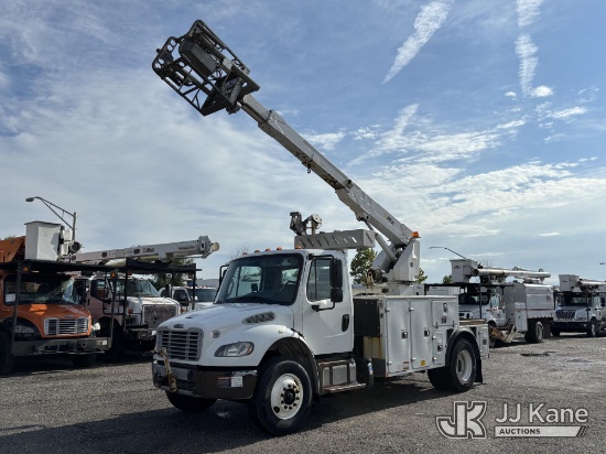 (Plymouth Meeting, PA) Altec T40P, Telescopic Non-Insulated Cable Placing Bucket Truck rear mounted