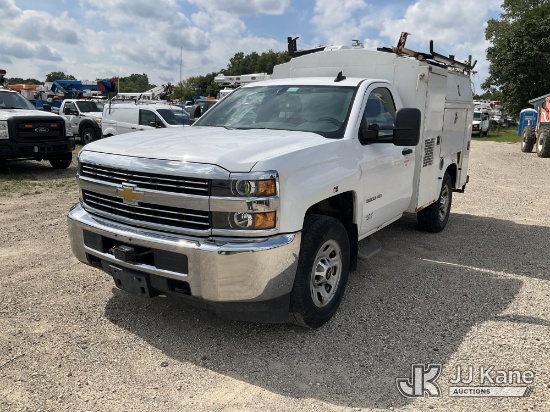 (Charlotte, MI) 2015 Chevrolet Silverado 3500HD Enclosed Service Truck Runs & Moves) (Corrosion