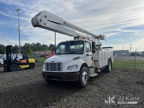 (Louisville, OH) Altec AA755MH, Material Handling Bucket Truck rear mounted on 2012 Freightliner M2