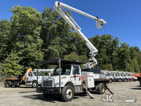 (Shrewsbury, MA) Altec LR760-E70, Over-Center Elevator Bucket Truck rear mounted on 2016 Freightline
