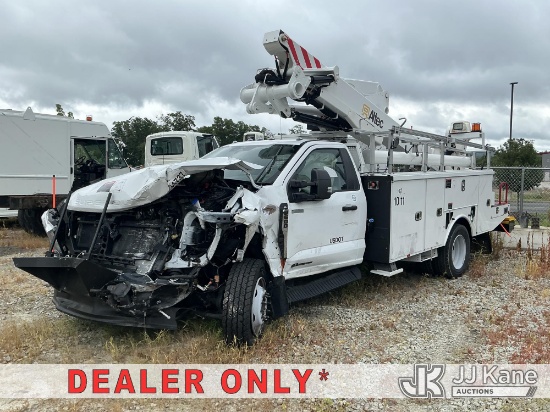 (Shrewsbury, MA) Altec AT41M, Articulating & Telescopic Bucket Truck mounted behind cab on 2024 Ford