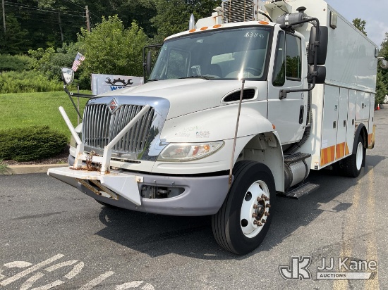 (Branchville, NJ) 2015 International 4300 Air Compressor/Enclosed Utility Truck Runs & Moves) (Dash