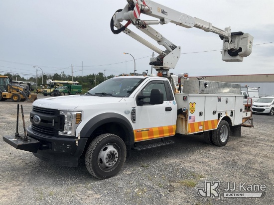 (Rome, NY) Altec AT37G, Articulating & Telescopic Bucket Truck mounted behind cab on 2019 Ford F550