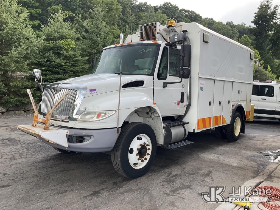 (Branchville, NJ) 2014 International 4300 Air Compressor/Enclosed Utility Truck Runs & Moves) (Remov