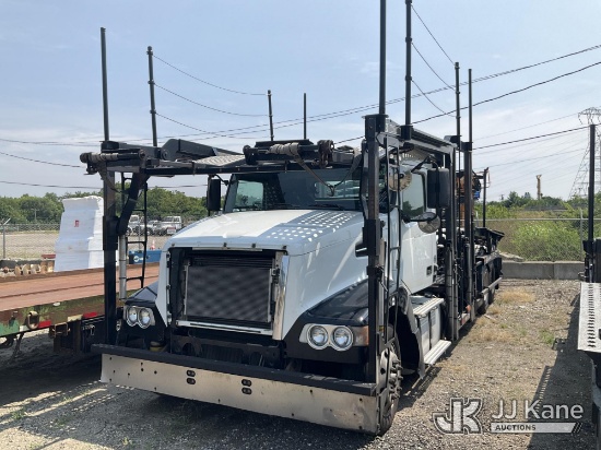 (Plymouth Meeting, PA) 2015 Volvo VHD Car Carrier Runs, Does Not Move) (Stop Engine Fault, Dash Warn