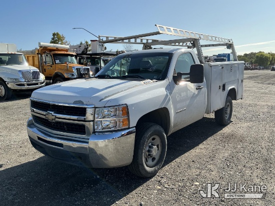 (Plymouth Meeting, PA) 2010 Chevrolet Silverado 2500HD Service Truck Runs & Moves) (Dash Warning Ind